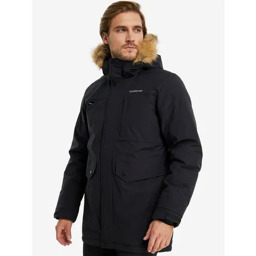 Парка TOREAD Men's cotton-padded jacket, размер 50/52, черный