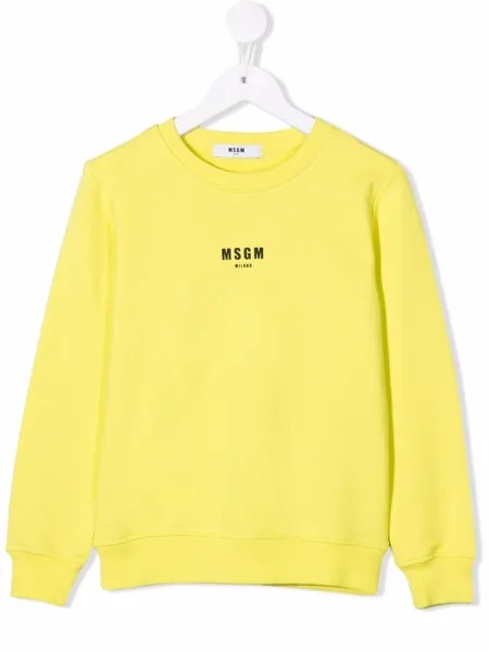 MSGM Kids толстовка с логотипом