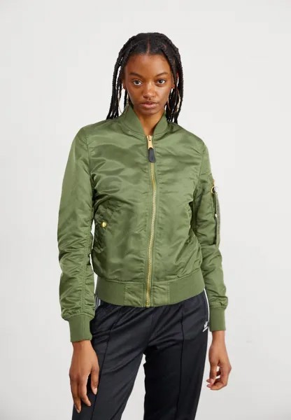 Бомбер Alpha Industries, зеленый