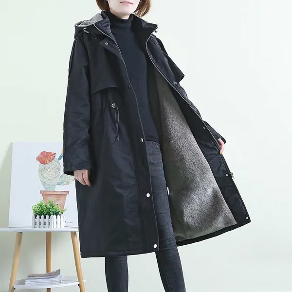 Новинка 2020, зимняя куртка, женское длинное пальто, женские корейские парки, женские куртки с капюшоном, женские зимние куртки 2020 1852 YY1522