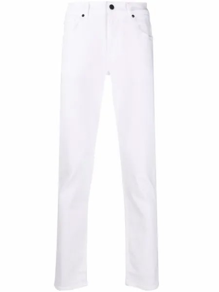 7 For All Mankind джинсы скинни, белый