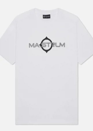 Мужская футболка MA.Strum Logo Print, цвет белый, размер XL