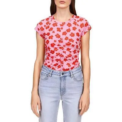 Женская футболка Sanctuary с цветочным принтом и рюшами BHFO 4305