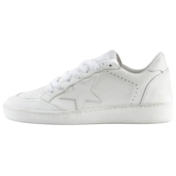 Кроссовки Golden Goose Skateboarding Shoes Women's Low-top White, белый
