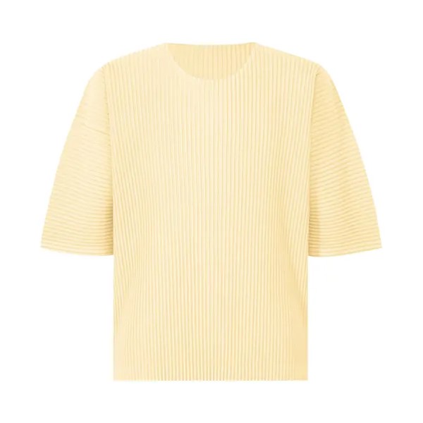Футболка Homme Plissé Issey Miyake MC июля Светло-желтый