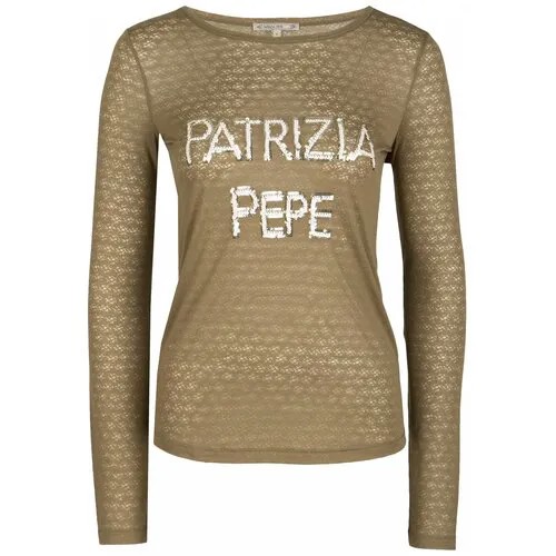 Лонгслив PATRIZIA PEPE Зеленый