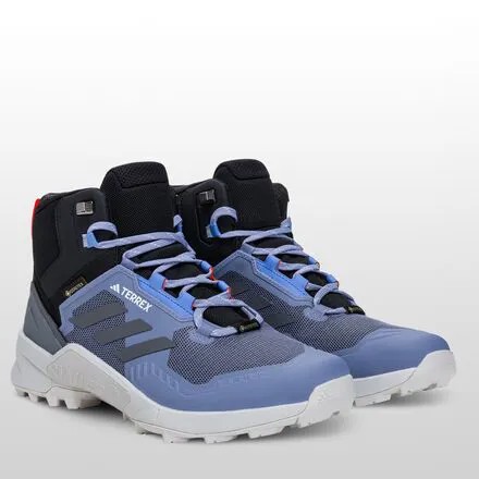 Походные кроссовки Terrex Swift R2 Mid GTX мужские Adidas, цвет Blue Dawn/Grey Four/Impact Orange