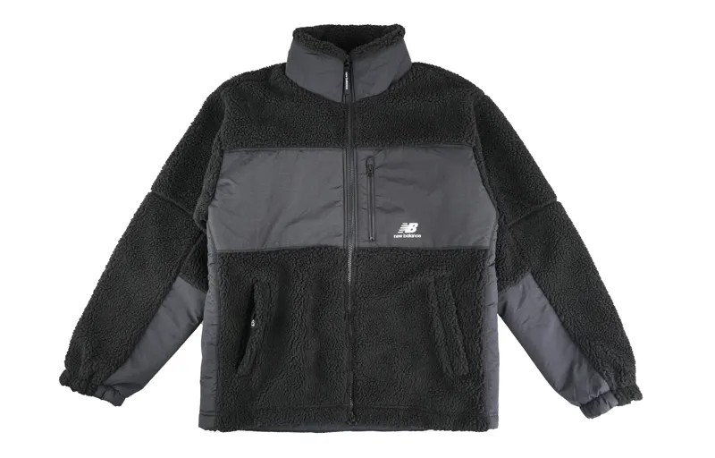 Бархатная куртка унисекс New Balance, цвет Black