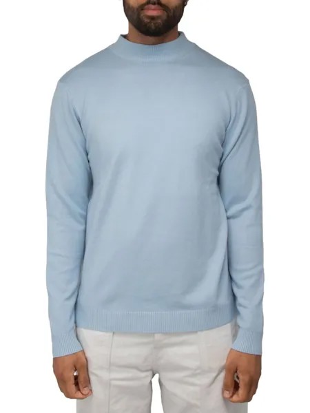 Однотонный свитер с воротником-стойкой X Ray, цвет Powder Blue