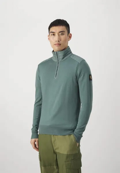 Свитер Kilmington Quarter Zip Jumper Belstaff, цвет mineral green