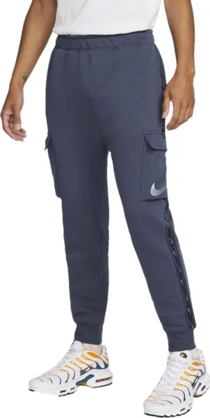 Спортивные брюки мужские Nike M Sportswear Repeat Fleece Cargo Pants синие 2XL