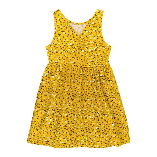 Платье с цветочным принтом Ennergiia 21-13930П-Э Желтый 146
