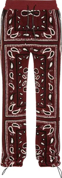 Брюки Amiri Printed Bandana Polar Fleece Pants 'Red/Black', красный