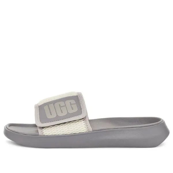 Модные сандалии la light slide серо- тапочки Ugg, серый