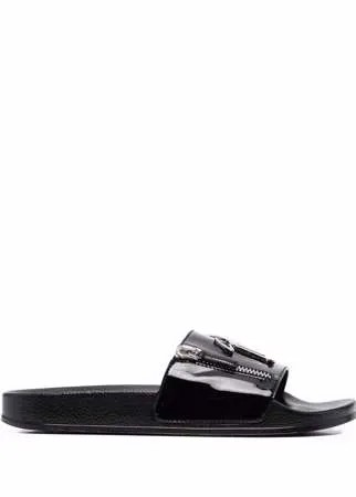 Giuseppe Zanotti шлепанцы с логотипом