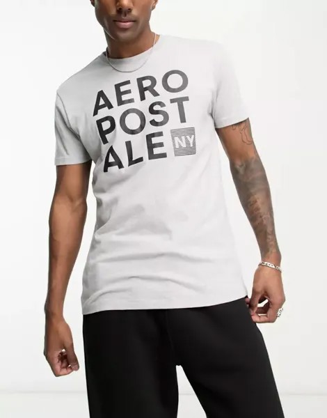 Серая футболка Aeropostale