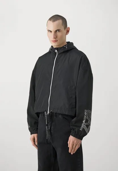 Весенняя куртка UNISEX EA7 Emporio Armani, черный