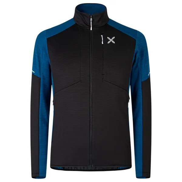 Флисовая жилетка Montura Rock Alp Maglia, цвет Nero/Deep Blue