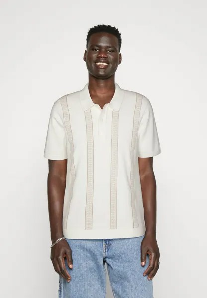 Рубашка поло MODERN CLASSIC BUTTON Abercrombie & Fitch, цвет off-white