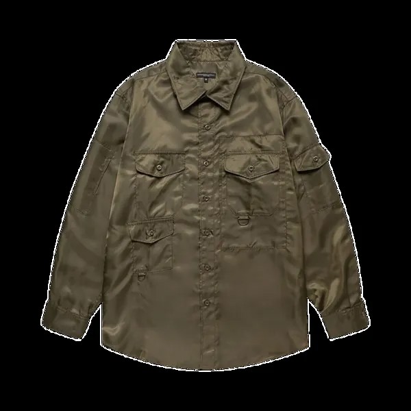Рубашка Engineered Garments Trail 'Olive Drab', зеленый