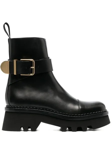 Chloé ботинки Owena 50, черный