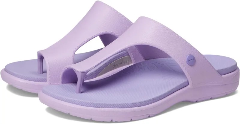 Сандалии на плоской подошве Krystal Dansko, цвет Purple Molded
