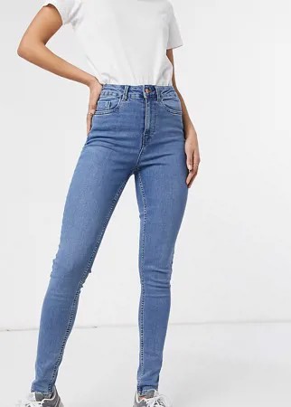 Моделирующие джинсы скинни синего цвета New Look Tall-Голубой
