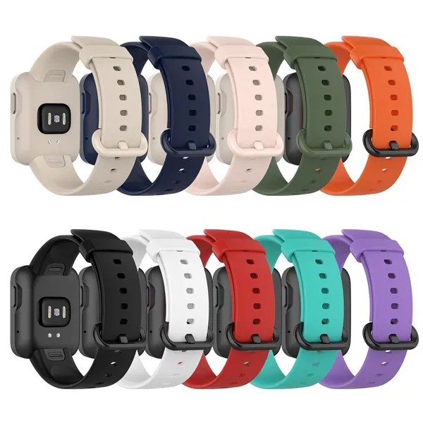 Замена браслета для Mi Watch Lite Силиконовый браслет Ремешок для часов для XiaoMi RedMi Часы Смарт-часы Ремень на запястье
