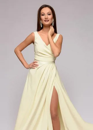 Вечернее платье женское 1001dress DM01306VA желтое 42