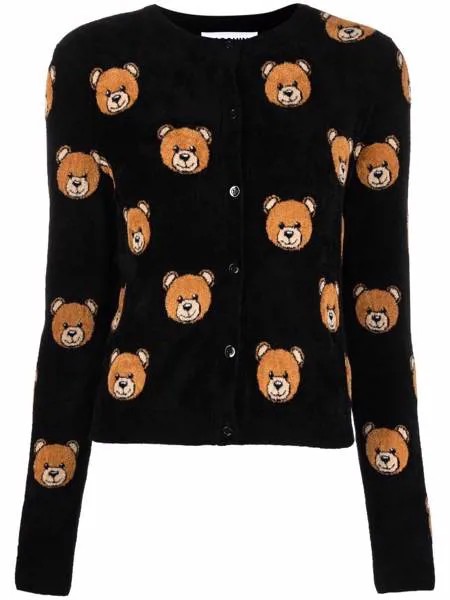 Moschino кардиган с принтом Teddy Bear