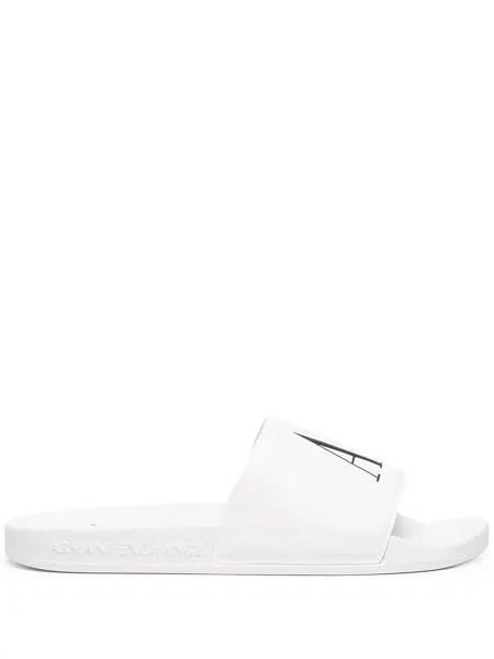 Armani Exchange шлепанцы с логотипом