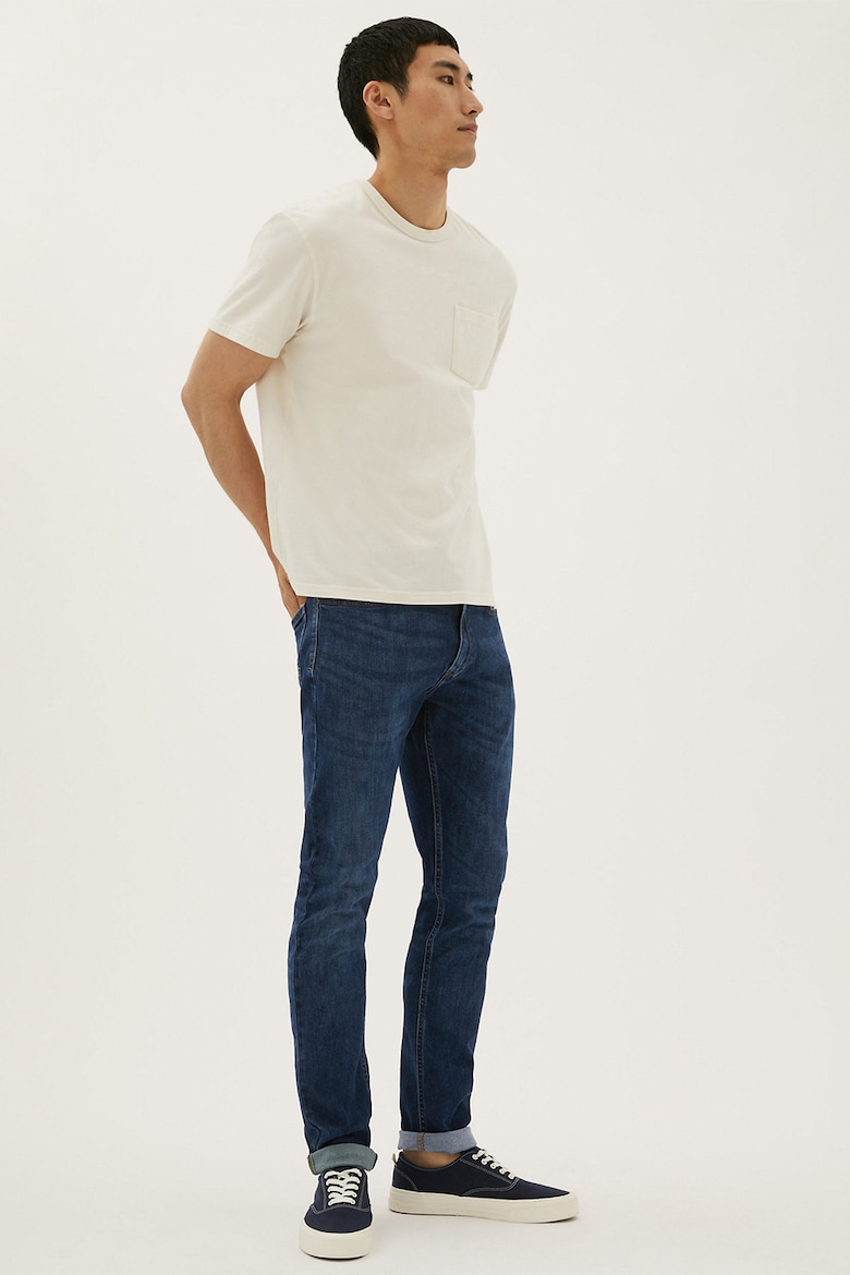 Эластичные джинсы на 360 градусов Marks & Spencer, синий