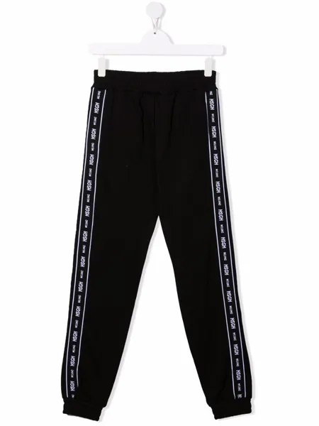 MSGM Kids спортивные брюки с логотипом