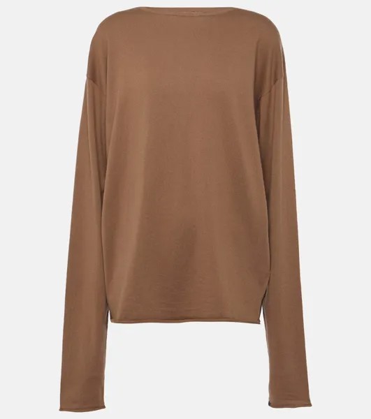 Свитер Aries из хлопка и кашемира Extreme Cashmere, коричневый