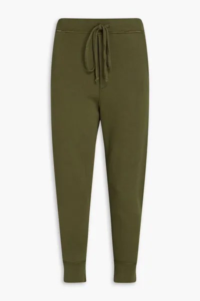 Спортивные брюки из французской хлопковой махры Nili Lotan, зеленый