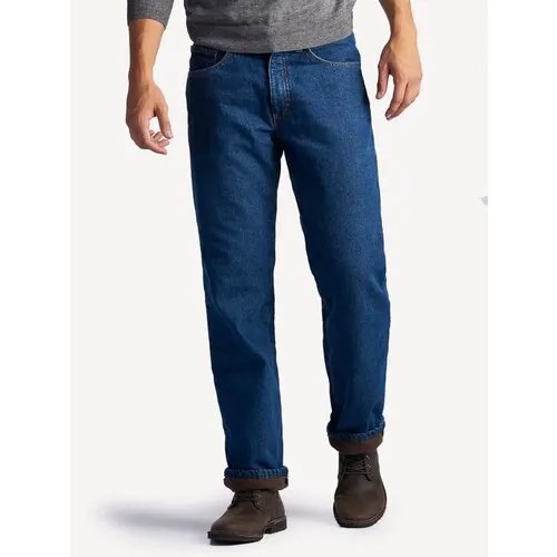 Джинсы Lee Fleece Lined Dark Wash, Утепленные