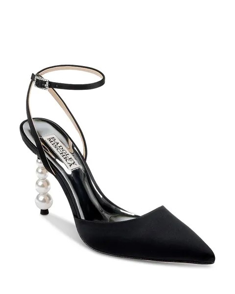 Женские туфли-лодочки инди с искусственным жемчугом на каблуке с острым носком Badgley Mischka