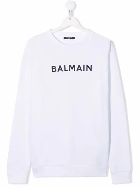 Balmain Kids толстовка с логотипом