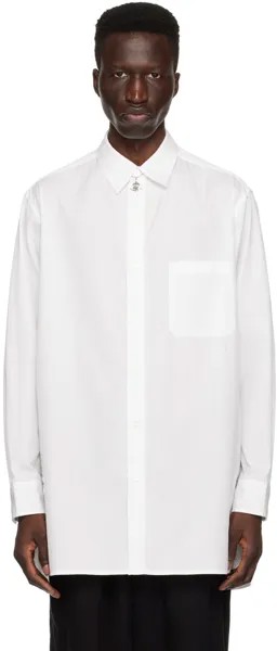 Белая рубашка с карманом Yohji Yamamoto