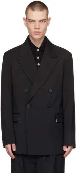 Черный пиджак свободного кроя Han Kjobenhavn