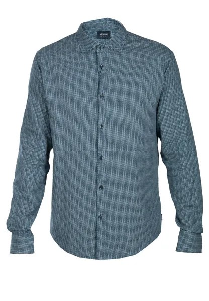 Рубашка мужская Armani Jeans 92522 синяя XS