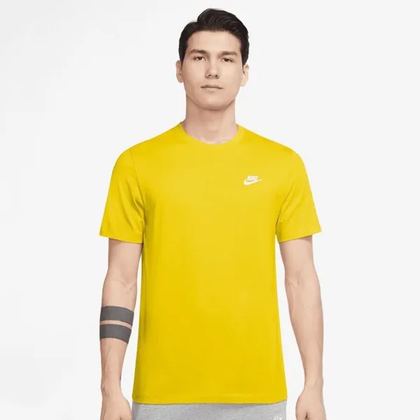 Спортивная клубная футболка NIKE, цвет lightening
