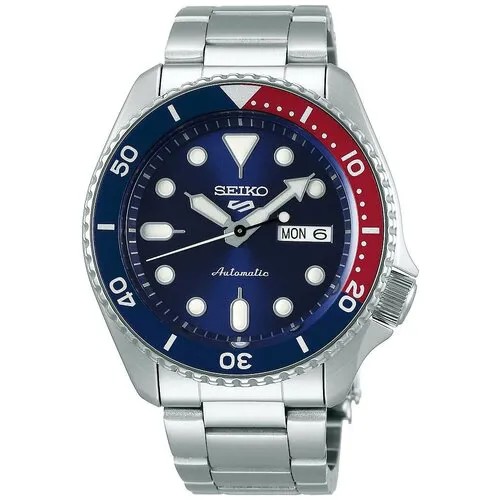 Наручные часы SEIKO 5 Sports, синий, серебряный
