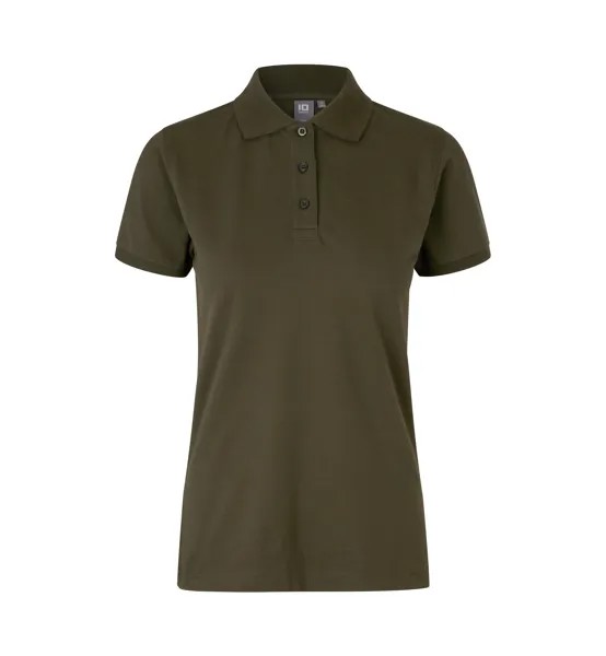 Поло IDENTITY Polo Shirt stretch, оливковый