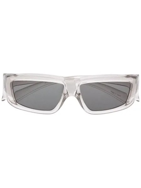 Rick Owens солнцезащитные очки в прозрачной оправе
