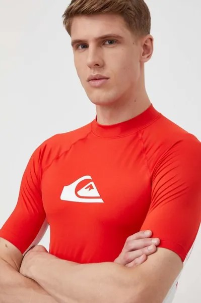 Футболка Quiksilver, красный