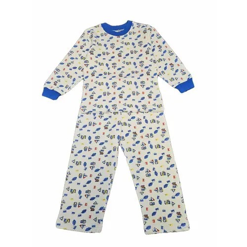 Пижама  Сказка, размер 122,128-64, синий, белый