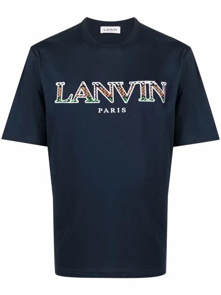 LANVIN футболка с логотипом