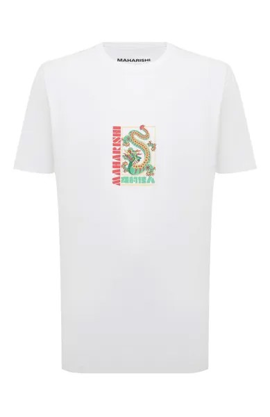 Хлопковая футболка Maharishi