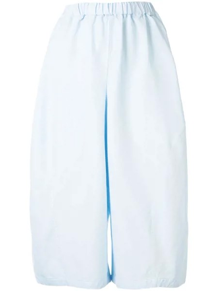 Comme Des Garçons укороченные брюки широкого кроя